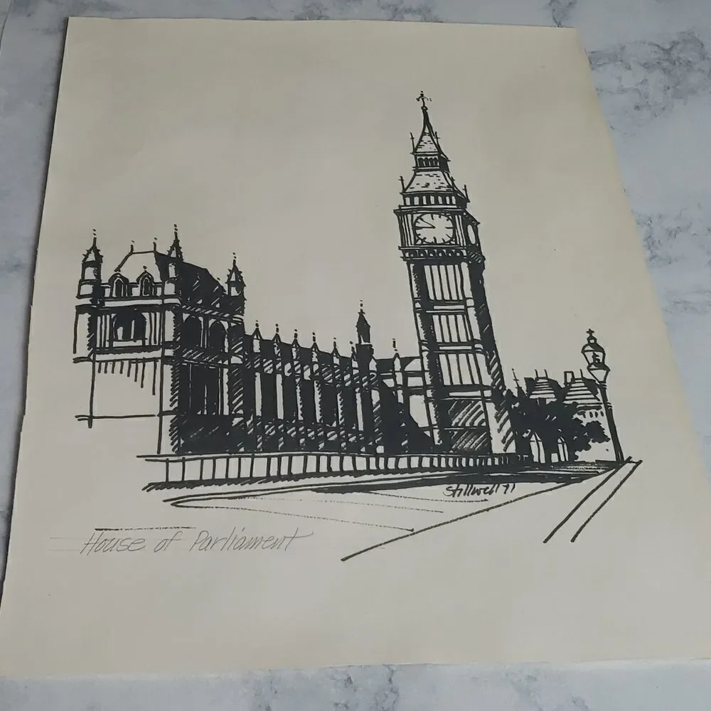 ‎Vintage Stillwell Big Ben London Picture